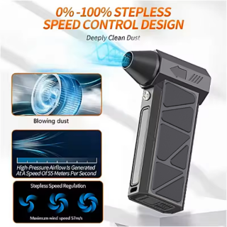 130000RPM Brushless Mini Electric Jet Dry Blower Air Dust Violent Turbo Fan Air Duster Mini Turbo Jet Fan Strong Dust Blower